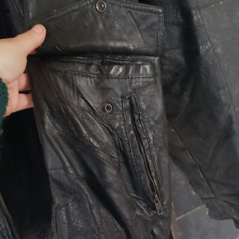 Leather Bomber - image 6